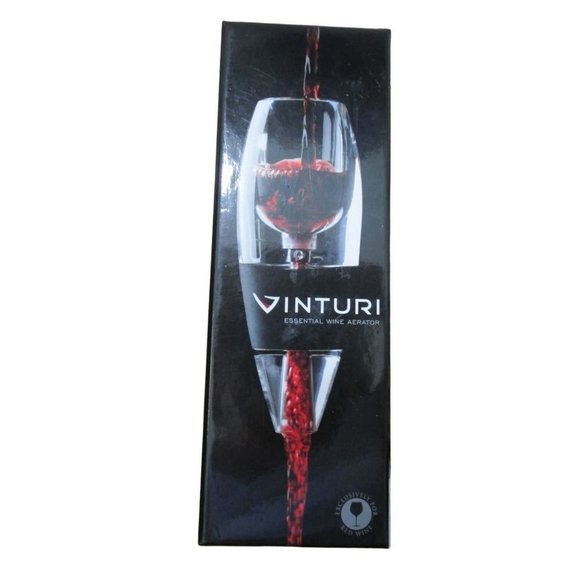 Vinturi Essential Wine Aerator New Stand Sediment Filter Travel Pouch IOB - Picture 2 of 12